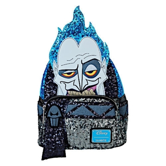 Loungefly Disney Blue and Black Hades Backpack- GRAIL